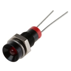 【211-819】パイロットランプ 2V dc 赤 実装ホールサイズ：6mm