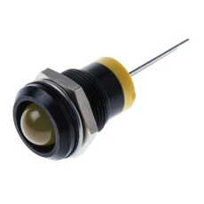 【211-853】パイロットランプ 2V dc 黄 実装ホールサイズ：12mm