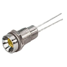 【212-092】パイロットランプ 2V dc 黄 実装ホールサイズ：8mm