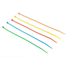 【233-691】結束バンド 150mm x 3.6mm マルチカラー ナイロン 66(250個入り)
