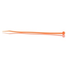 【404-550】結束バンド 203mm x 3.6mm 燈 ナイロン 66(100個入り)