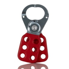 【489-141】ロックアウト錠 6穴 スチール HASPロックアウト 25mm