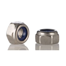 【524-326】ロックナット M6 スチール(100個入り)