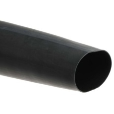 【562-656】熱収縮チューブ 収縮前 40mm 収縮後 13mm 黒