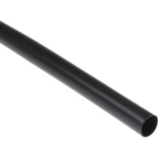 【562-678】熱収縮チューブ 収縮前 9mm 収縮後 3mm 黒