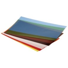 【681-407】シムキット プラスチック 8枚入り 青 茶 緑 オレンジ 赤 透明 白 黄(8個入り)