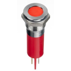 【124-6396】パイロットランプ 24V dc 赤 実装ホールサイズ：12mm