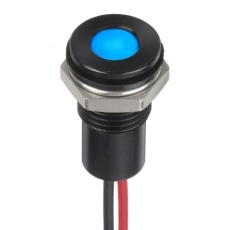 【132-9146】パイロットランプ 1.8 → 3.3V dc 青 実装ホールサイズ：8mm