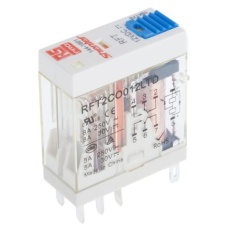 【144-1601】パワーリレー 12V dc 2c接点 プラグイン タイプ