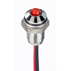【171-3748】パイロットランプ 1.8 → 3.3V dc 赤 実装ホールサイズ：6mm