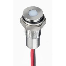 【171-3774】パイロットランプ 1.8 → 3.3V dc 白 実装ホールサイズ:6mm