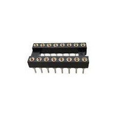 【183-1561】DILソケット 2.54mm ピッチ 16 ピン