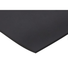 【506-3006】ゴムシート 黒 1m x 6mm x 600mm