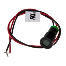 【700-1962】パイロットランプ 2V dc 緑 実装ホールサイズ:8mm
