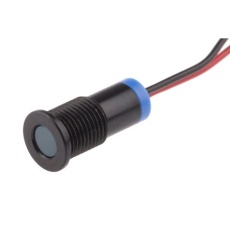 【700-1974】パイロットランプ 2V dc 青 実装ホールサイズ:8mm