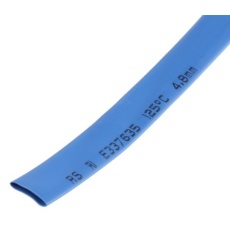 【700-4740】熱収縮チューブ 収縮前 4.8mm 収縮後 2.4mm 青(9m入り)