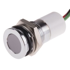 【703-8976】パイロットランプ 12V dc 実装ホールサイズ:14mm