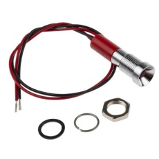 【723-9426】パイロットランプ 24V dc 赤 実装ホールサイズ:8mm
