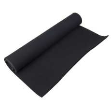 【733-6747】ゴムスポンジシート 黒 1m x 10mm x 2m