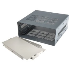 【754-6001】ケース 電子機器用 279 x 432 x 131mm スチール グレー