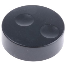 【777-7283】ノブ 6mm 直径：38.6mm 丸型