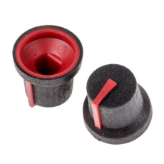 【777-7362】ノブ 6mm 直径：16.8mm D字型