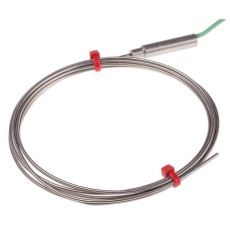 【787-7721】ミネラル絶縁熱電対センサ Kタイプ プローブ径:1.5mm プローブ長さ:1.5m