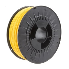 【832-0232】3Dプリンタ用フィラメント 黄 1.75mm PLA