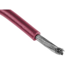 【872-5215】赤 100m 24 AWG(100m入り)