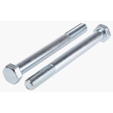 【917-3309】六角ボルト M16 x 160mm スチール(10個入り)