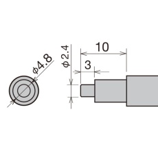 【PX-28T-NM3】PX-280 インサートナット挿入用こて先 M3用 規格専用サイズ