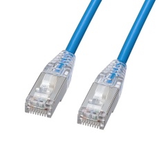【KB-SL5STPS-005BL】カテゴリ5eSTP LANケーブル(スリム、やわらか、ツメ折れ防止コネクタ)