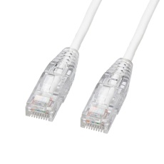【KB-SL6AYS-20W】カテゴリ6A  LANケーブル(スリム、やわらか、ツメ折れ防止コネクタ)