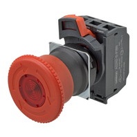 【A22NE-M-P202-C】[受注生産品]非常停止用押しボタンスイッチ(φ22/φ25)