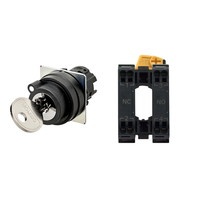 【A22NK-2BM-01BA-P102】[受注生産品]キー形セレクタスイッチ