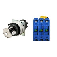 【A22NK-2MM-01BA-G111】キー形セレクタスイッチ