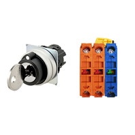 【A22NK-3MB-01DA-G122】キー形セレクタスイッチ