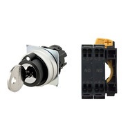 【A22NK-3ML-01DA-P011】[受注生産品]キー形セレクタスイッチ