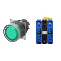【A22NL-BGA-TGA-G101-GD】[受注生産品]押しボタンスイッチ
