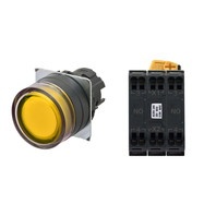 【A22NL-BGM-TYA-P101-YD】[受注生産品]押しボタンスイッチ