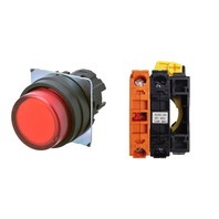 【A22NL-BPM-TRA-G002-RD】[受注生産品]押しボタンスイッチ