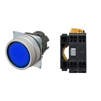 【A22NL-MNM-TAA-P100-AC】[受注生産品]押しボタンスイッチ
