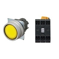 【A22NL-MNM-TYA-P102-YC】[受注生産品]押しボタンスイッチ