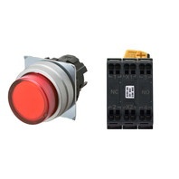 【A22NL-MPA-TRA-P102-RD】[受注生産品]押しボタンスイッチ