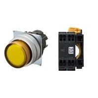 【A22NL-MPM-TYA-P002-YE】[受注生産品]押しボタンスイッチ