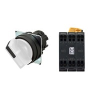 【A22NW-2BL-TWA-P101-YB】セレクタスイッチ
