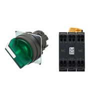 【A22NW-2BM-TGA-P202-GC】セレクタスイッチ