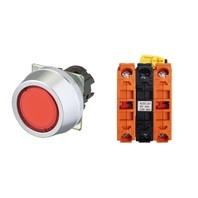 【A30NL-MGM-TRA-G202-RB】[受注生産品]押しボタンスイッチ