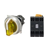 【A30NW-3MR-TYA-P202-YB】セレクタスイッチ