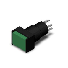 【A3CJ-90A0-G】[受注生産品]押しボタンスイッチ(照光・非照光)(丸胴形φ12)